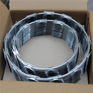 <span class=keywords><strong>Concertina</strong></span> de Alambre de Púas Galvanizado en Caliente Bto-22 al por Mayor, 0.5mm de Espesor, 450mm, para Protección - Product Image 3