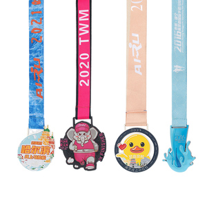 เหรียญ<span class=keywords><strong>2022</strong></span>สั่งทำสำหรับการแข่งขันมาราธอนกีฬาวิ่ง5K 10K เหรียญของที่ระลึกพร้อมริบบิ้น - Product Image 1