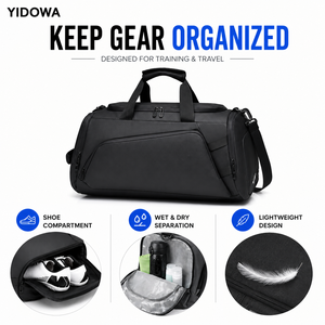 Borsa da Viaggio Impermeabile con Scomparto per Scarpe, Grande Capacità, Multifunzionale, Borsa Sportiva da Palestra, <span class=keywords><strong>Zaino</strong></span> per Laptop da Uomo - Product Image 3