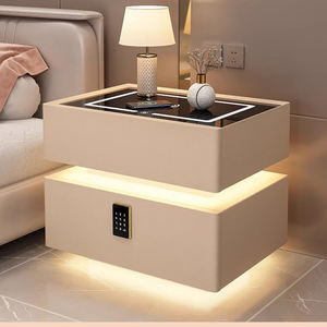 Nouveau sens senior personnalité mode créative net en bois massif Smart table <span class=keywords><strong>de</strong></span> <span class=keywords><strong>chevet</strong></span> <span class=keywords><strong>suspension</strong></span> salon armoire table <span class=keywords><strong>de</strong></span> <span class=keywords><strong>chevet</strong></span> - Product Image 2