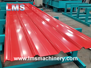 2025 Hot LMS Metallplatte Dachziegel walzen form maschine mit Motor getriebe Motor kern komponenten - Product Image 2