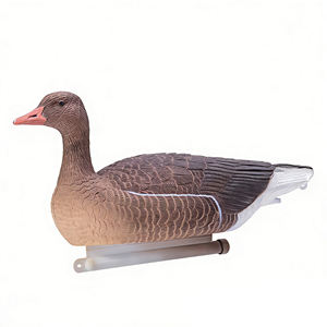 Décoy de chasse à l'oie pliable en EVA en vrac - 3D 500g Flottant en plastique souple avec pied orange pour utilisation en extérieur - Product Image 4