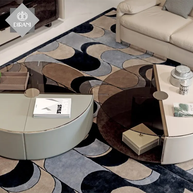 Moderno 3d pavimento Nordic grande area geometrica tappeto tappeto tappeto da salotto custom design stampato di lusso di grandi dimensioni tappeto tappeto
