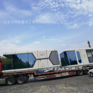 บ้านเคลื่อนที่ขนาดใหญ่ วัสดุอลูมิเนียมวีเนียร์ EPS สำหรับโฮมสเตย์ โรงแรม สถานที่ชมวิว บ้านพักตากอากาศ ดีไซน์บ้านทรงดาว ยี่ห้ออินฟินิตี้ - Product Image 3