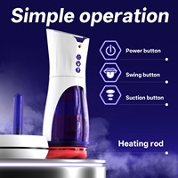 Hgod 007 2ème Génération – Godet Masturbateur Masculin Haut de Gamme avec Fonctions Chauffantes, Léchage et Succion – Simulation Vaginale en TPE – Jouet Sexuel Adulte – Sensation Réaliste