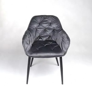 Silla de Comedor Convertible de Diseño Moderno y Lujoso, Tapizada en Terciopelo Nórdico, Patas Metálicas Doradas, Económica, para <span class=keywords><strong>Apartamento</strong></span> o Sala de Estar - Product Image 2