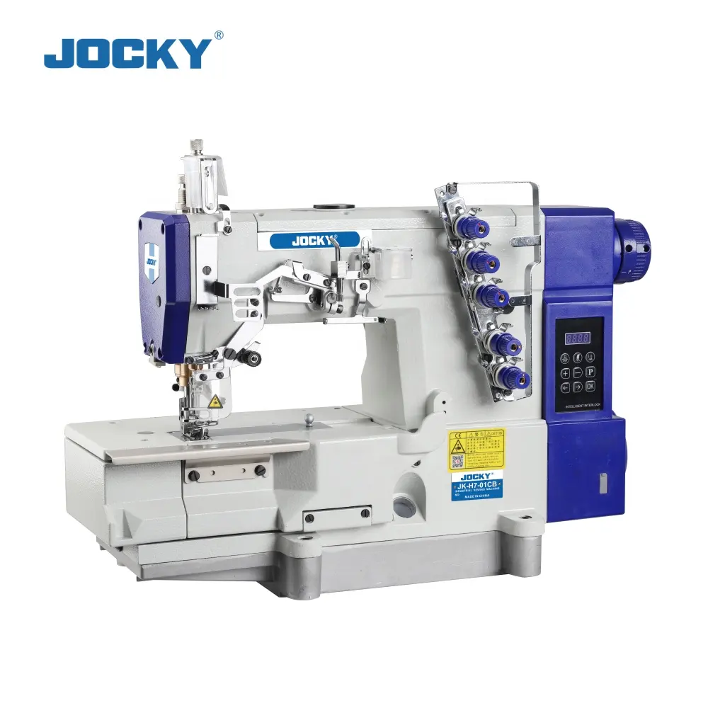 JK-H7-01CB Machine à coudre industrielle informatisée à entrainement direct flatlock interlock