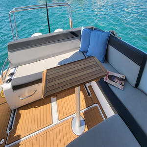 Plateau de table coulissant et pliable en teck avec motif étoile, taille 340/580x800mm, pour yacht et accessoires marins de camping-car - Product Image 4