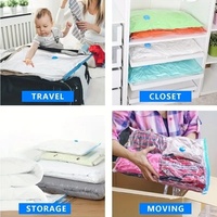 Sac de rangement sous vide pour vêtements, recyclable, écologique, personnalisé, pour économiser de l'espace en voyage, sac de scellage sous vide pour l'organisation de la maison