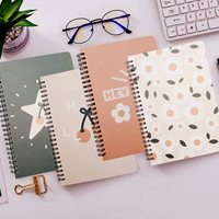 Carnet à spirale A5 de haute qualité pour étudiants, personnalisable avec impression sur mesure, joli carnet de notes pour l'école, idéal pour la prise de notes - Vente chaude