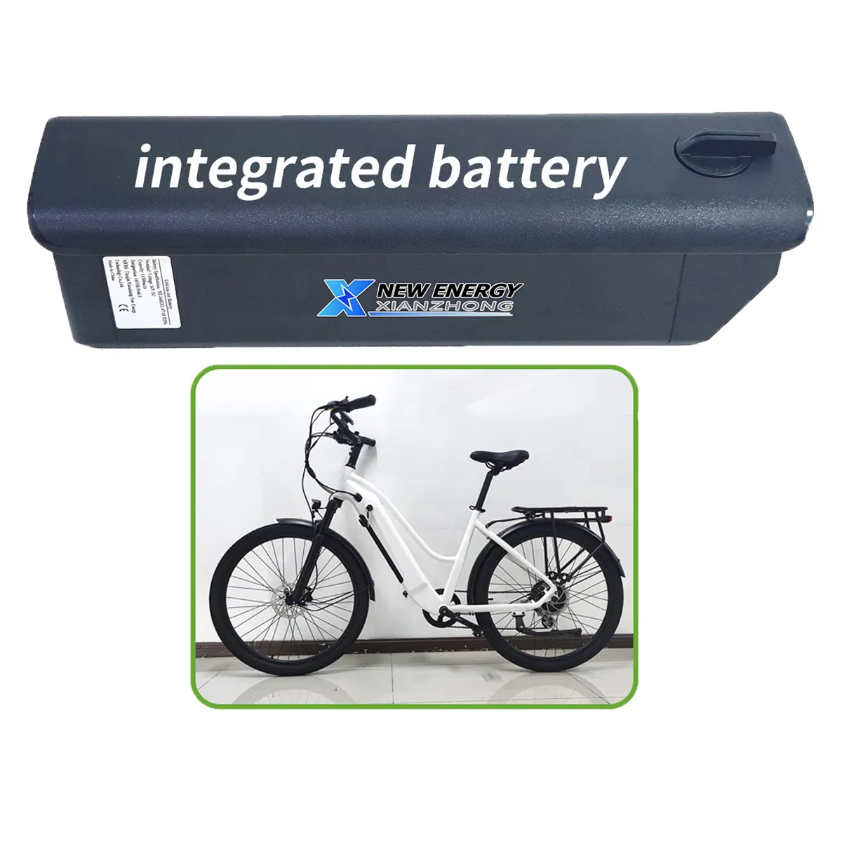 Shanshan 36 volt 36 v 10ah 30ah 48v 25ah 17,5ah e bike e-bike batteria agli ioni di litio 35e tubo per bicicletta elettrica ebike