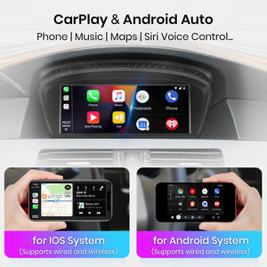 Junsun-Radio multimedia con GPS para coche, dispositivo inalámbrico con Android, CarPlay, para <span class=keywords><strong>BMW</strong></span> Serie 5, E60, E61, E63, E64, E90, E91, E92, 2004-2012 - Product Image 5