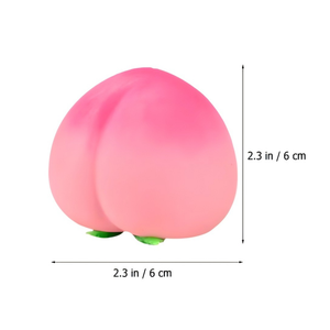 Soft Rubber <b>Big</b> Yellow Peach Fruit Shaped Venting Slow Rising Stress Relief <b>Toy</b> for Kids Soft Girl Birthday Gift <b>Toy</b> - Product Image 2