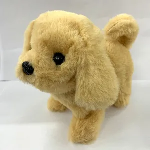 Seis opciones de perro BO cabeza para caminar inducción WAG cola mascota perro de peluche