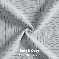 Housse de coussin pour dossier de canapé à fermeture éclair invisible, pour la décoration intérieure et l'hôtellerie