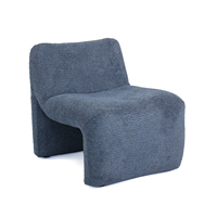 Nordique Simple salon meubles tissu chaise longue moderne créatif incurvé tufté loisirs simple canapé chaise