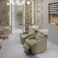 Salon Massage Électrique Shampooing Lit Shampooing Chaise Cheveux Lavage Chaise Coiffure Dos Lavage