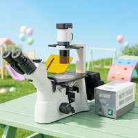 Factory Direct High Precision Inverted Biological Microscope with Phase Contrast for Cell Culture & Lab Research