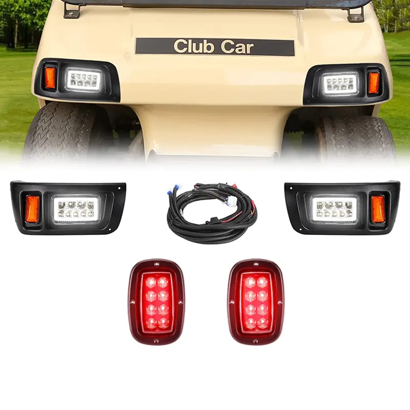 Ovovos lampu depan LED mobil, perlengkapan lampu depan dan belakang untuk klub mobil DS 1993 +