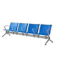 Chaises d'attente en métal de fabrication industrielle, 2, 3, 4, 5 places, pour gare routière, salle d'attente d'hôpital, aéroport, Kursi Tunggu