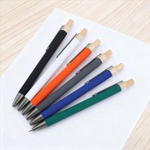 Environmentally Friendly Metal Ballpoint <b>Pen</b> 0.7mm Tip Custom Logo Advertising <b>Pen</b> with <b>Multi</b>-<b>Colored</b> Ink for Office School Use - Product Image 5