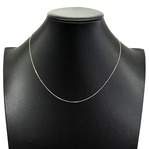 Chaîne <span class=keywords><strong>en</strong></span> or massif 9 carats étanche de 0,95 mm, vendue au mètre, pour <span class=keywords><strong>bracelet</strong></span> et bijoux pour femme - Product Image 4