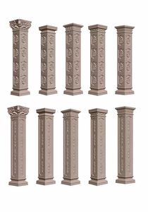 Sıcak satış roma sütunu sütun kalıp beton plastik enjeksiyon yapılan çin kare silikon malzeme üst ürün kategorisi - Product Image 3