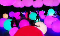 Vente flash : Boules gonflables en PVC avec éclairage LED pour fêtes, boules gonflables pour foules, boules gonflables zygotes