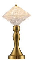 Lampe de bureau/table HYTEC en laiton doré, luxe léger, à intensité variable, blanc chaud, LED, bouton-poussoir, pour la maison, le bureau, la chambre, garantie 3 ans