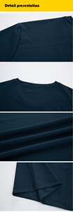 T-shirt de sport pour homme, col rond, manches courtes, tricoté, doux, respirant, séchage rapide, coupe classique, polyester/nylon 160g - Product Image 4