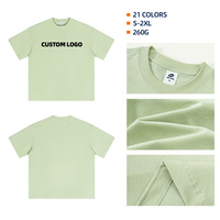 T-shirt en tissu tricoté à séchage rapide personnalisé pour streetwear, t-shirt épais avec broderie et impression DTG/DTF