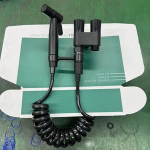 Robinet de bidet moderne en acier inoxydable, pistolet de pulvérisation vertical pour salle de bain, toilettes, pistolet à <span class=keywords><strong>eau</strong></span> haute pression, installation facile au sol - Product Image 1