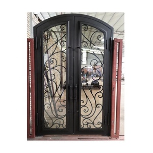 Le dernier design et l'élégante porte en fer de la porte d'entrée, coupon en espèces de 500 yuans gratuit - Product Image 2