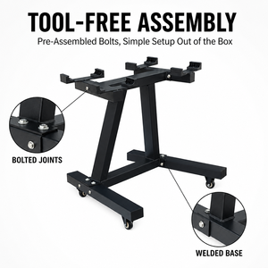 Support <span class=keywords><strong>de</strong></span> rangement réglable en hauteur pour haltères avec plateau multi-niveaux et fentes pour haltères, idéal pour l'entraînement <span class=keywords><strong>de</strong></span> force à domicile - Product Image 5