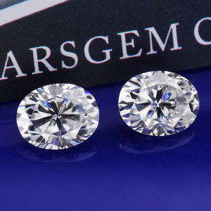 พลอยมอยส์ซาไนต์ทรงรีจาก Starsgem ขายส่ง สี DEF ความใส VVS พลอยมอยส์ซาไนต์ทรงรี - Product Image 1