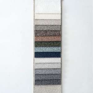 Kain <span class=keywords><strong>Sofa</strong></span> Linen Jacquard Chenille cetak tahan air kelas berat kualitas tinggi rajutan lengkungan tenun tekstil Interior rumah polos - Product Image 2