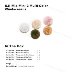 Pare-<span class=keywords><strong>vent</strong></span> multicolores originaux <span class=keywords><strong>DJI</strong></span> Mic <span class=keywords><strong>Mini</strong></span> <span class=keywords><strong>2</strong></span> pour émetteur MIC <span class=keywords><strong>Mini</strong></span> <span class=keywords><strong>2</strong></span>, accessoires de microphone sans fil <span class=keywords><strong>DJI</strong></span> - Product Image 6