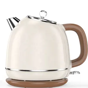 In stock vintage style double wall 1.8 liter kettle electric tea water boiler pot water boiler kettle electric kettle for home