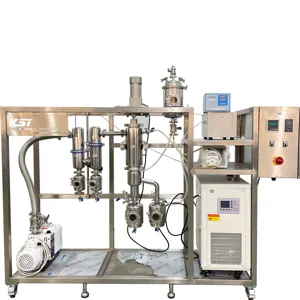 Aparato de destilación de película limpia destilación molecular de trayectoria corta destilación molecular