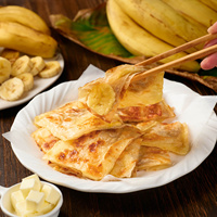 Bouchées de crêpes croustillantes multi-saveurs surgelées en sachet de 9 kg pour des petits-déjeuners rapides et les enfants à l'école