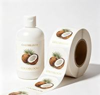 Étiquettes personnalisées résistantes à l'eau et à la chaleur, conçues sur mesure, pour bouteilles de cosmétiques et de shampoing, fabriquées en usine depuis 15 ans, durables et résistantes à l'huile.