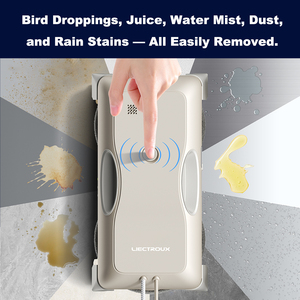 Window Cleaning Robot Liectroux G8, High-speed Straight-line Wiping, 2-way Water <b>Spray</b>, Ultra-thin <b>Cleaner</b> G8 - Product Image 5