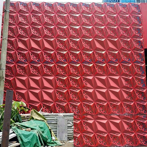 Panneau décoratif en aluminium perforé découpé au laser, à plaque unique, pour murs extérieurs - Product Image 1