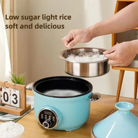 Nouvelle Cocotte-minute Électrique Tendance en Acier Inoxydable Antiadhésive Céramique 3L Programmable, Cuisson Automatique 8-en-1, Cuiseur à Riz 29cm