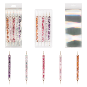 Lot de 3 outils de manucure professionnels multifonctionnels de luxe à double extrémité 3D, accessoires en métal <span class=keywords><strong>pour</strong></span> nail art, fleurs en acrylique <span class=keywords><strong>pour</strong></span> <span class=keywords><strong>ongles</strong></span> - Product Image 6