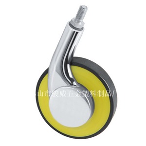 Rueda para Muebles de 2 y 3 Pulgadas, Aleación de Zinc, Poliuretano, Eje Roscado, Rodamiento Industrial, Duradera - Product Image 4