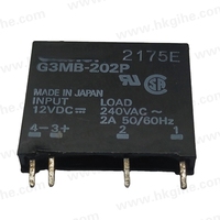 Penjualan terlaris miniatur relay solid state 5/12/24VDC 2A DIP 4pin G3MB-202P-5/12/24VDC