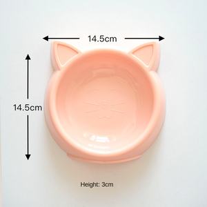 Pet Food Tigelas De Plástico Tigela Em Forma De Gato - Product Image 6