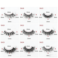 Faux cils en fourrure de vison personnalisés pour l'exportation, volumineux, recourbés, styles 3D moelleux multicouches