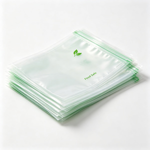 Transparent Poly Side Gusset <b>Bag</b> Waterproof 20cm X 3.02cm X 0.02mm 100 Pack for Apparel and Small Items - Product Image 1